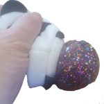 4AKID Plush Fidget Squeezy Animal Keyring - Pink Owl