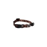 Rogz Alpinist Dog Collar Classic - Chocolate Rogz