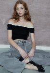 Rib-knit Off-the-shoulder Top - Black