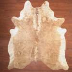 A Grade Cow Hide 258 Brown white XL - Extra Large Brown white Panelled