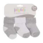 Basics Newborn Baby Socks 3 Pack Colour May Vary