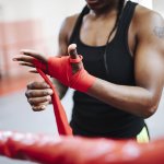2PCS SET 3M 118.11IN Long Boxing Bandage Elastic Hand Strap Suitable For Muay Thai Sanda Training