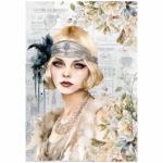 Deco Print Gatsby Gal 2