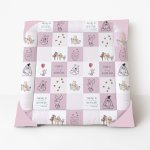 Winnie The Pooh Pink Patchwork Themed Nursery Floor Playmat
