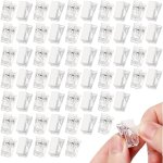 10PCS 50PCS Self-adhesive Clips Wall Tapestry Clips Plastic Sticky Clips Small Hanging Spring Clips Double-sided Adhesive Spring