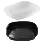 Oval Meal Tray With Lids Pack Of 5