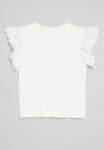 PoP Candy Anglaise Sleeve Top - White