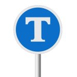 Pay Toll Road Sign R132