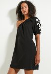 Superbalist Embroidery Detail Asym MINI Dress - Black