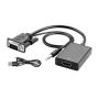 1080P HD Vga To HDMI Converter Adapter With Audio Support And USB Power