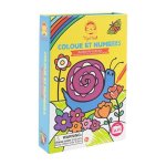 Colour By Numbers Rainbow Garden