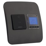 Digital Thermostat With Isolator Switch - Gun Metal - Buy Online At 7 Triple 7