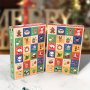 5PCS Set Christmas Surprise Box - Fun 24-COMPARTMENT Advent Calendar With Pop-up Greeting Cards & Gifts For Holiday Celebrations