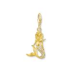 Charm Pendant Mermaid Gold