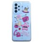 Retro Cartoon Print Phone Case For Samsung A33 - Transparent