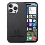 Fabric-textured Leather Phone Case Compatible With Iphone 16 Pro
