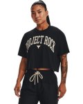 Women's Project Rock Crop Short Sleeve - Black Md