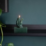The Villain Hand-poured Candle - Forest Green