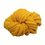 1PC Polyester 100.00% Yarn Extra Chunky Knit Chenille Yarn For Hand Knitting Soft Snuggle Blanket Sofa Cushion -27.43METER 8OZ