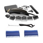Taurus - Hair Clipper 16 Pce Black 6W Fine Tooth Combs & Cut Throat Carrier