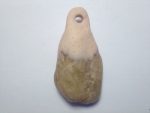 Prehnite Stone Fimo Pendant