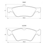Kbc Brake Pads Front For Saab