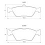 Kbc Brake Pads Front For Saab