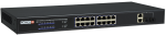 POES-16250+2C Provision 16 Port Poe Switch Downlink: 16X100MBPS Ports Uplink: 2 X 1GBPS Port Or 2 Sfp Combo 250 Watt AVG:15W Max
