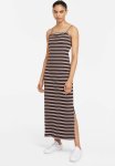 Nike Nsw Femme Dress Maxi Rib - Brown