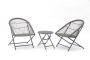 Rattan Indoor And Outdoor Chairs And Round Tables With Multiple Scenes
