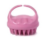 Shampoo Brush Hair Scalp Massager - Silicone Wet Dry Hair Shampoo Brush - Pink