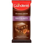 Canderel Fruity & Nutty Milk Chocolate Slab - 100g