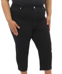 Ladies Eagle Denim Capri - 54 Black