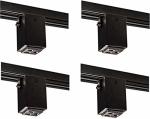 Nora Lighting NT-327B Outlet Adapter Track Accessory 4 Pack