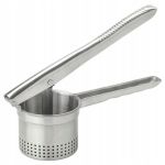 Multifunctional Stainless Steel Potato Press Masher - Silver
