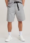 G-star Raw Travail Shortsteer Ecru 10OZ Denim R - Renaissance Correct Grey Gd