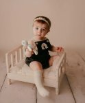 Charcoal Rainbow Romper