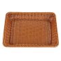 Home Kitchen Rectangular Rattan Hand-woven Storage Basket - 40CM