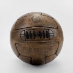 Old School Soccer Ball-dark Brown - One Size
