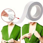 1ROLL Waterproof And Sweatproof Double-sided Clothing Tape - Multifunctional Self-adhesive Strips For Secure Fitting And Comfort