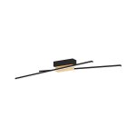 Panagria LED Aluminium Ceiling Light Black