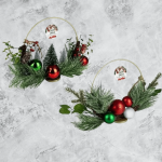 Festive Pine Table Centrepiece 30CM