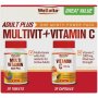 Wellvita Adult Multivitamin & Vitamin C Power Pack 30 X 30