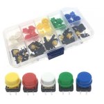 Tactile Push Button Switch Kit - 25 Pieces