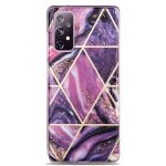 Geometric Fashionable Marble Design Phone Cover For Samsung A53