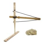 Havamoasa Bow Drill Kit Fire Starter Primitive Wood Survival Practice Friction Fire Tool For Teaching Outward Training Light Yel