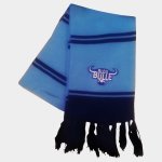 Bulls Blue Knitted Scarf Sky royal Blue