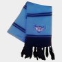 Bulls Blue Knitted Scarf Sky/royal Blue