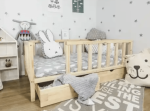 Pine Bed With Pull-out Drawers Single Or 3 4 Size