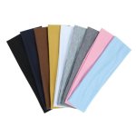 9PCS Headbands For Women Non Slip Headband Soft Elastic Hair Bands For Women's Hair Fashion Cotton Cloth Stretchy Sweat Bands He